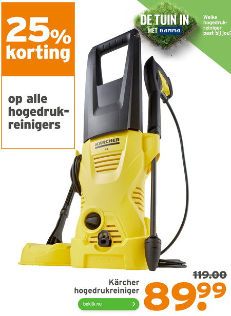 Karcher hogedrukreiniger aanbieding bij details