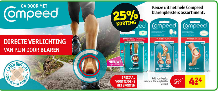 Compeed blaarpleisters folder bij - details