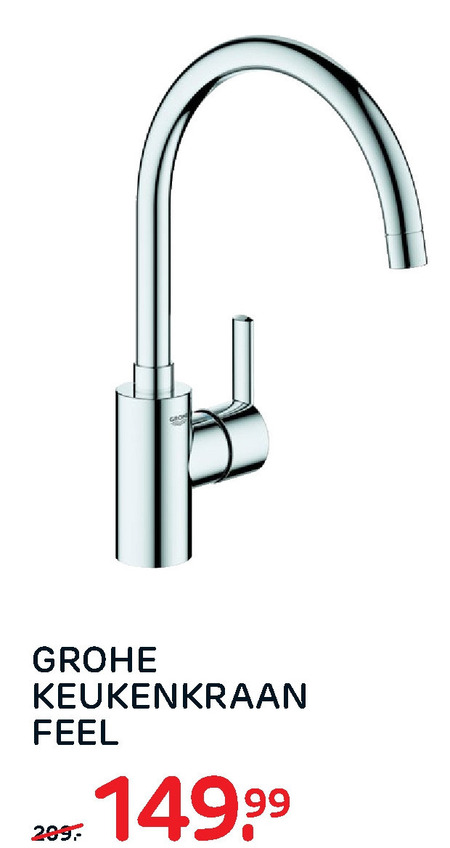 Grohe   keukenkraan folder aanbieding bij  Praxis - details