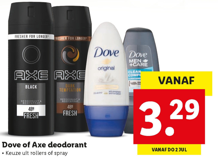 Kan worden berekend Berg kleding op elf Axe deodorant folder aanbieding bij Lidl - details