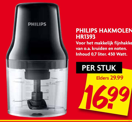 Philips hakmolen folder bij Dekamarkt -