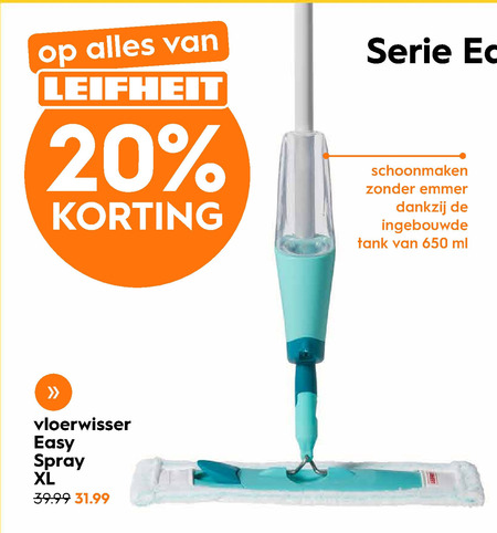 Leifheit vloerwisser aanbieding bij Blokker - details