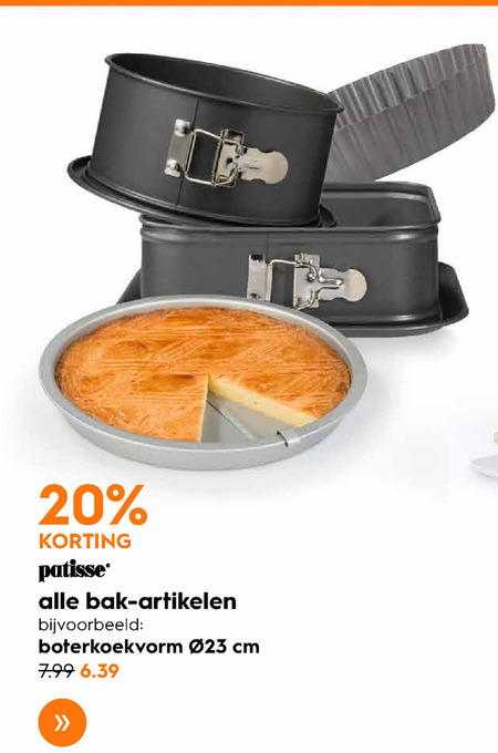 Snazzy diamant Ontwaken Patisse bakvormpje, springvorm folder aanbieding bij Blokker - details