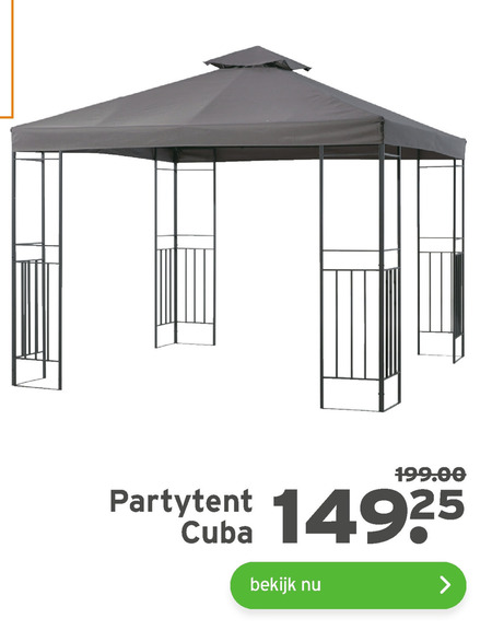 Manhattan Heiligdom Assimileren partytent folder aanbieding bij Gamma - details