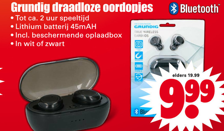 oortelefoon folder aanbieding bij Dirk details