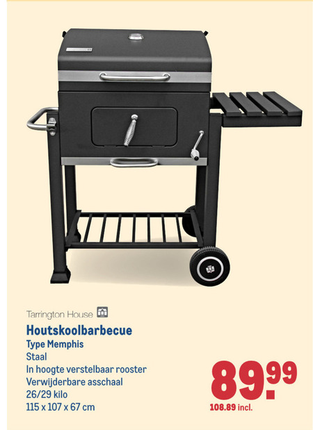 Tram Punt Transparant Tarrington House houtskool barbecue folder aanbieding bij Makro - details