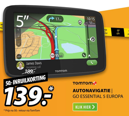 speelgoed Schat Geschiktheid TomTom auto navigatie folder aanbieding bij Expert - details