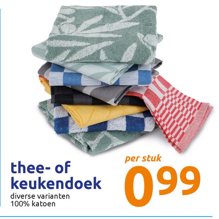 Taalkunde Articulatie grafisch theedoek, keukendoek folder aanbieding bij Action - details