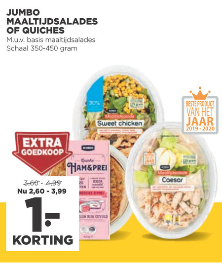 Quiche Maaltijdsalade Folder Aanbieding Bij Jumbo Details