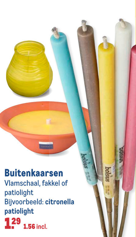 Correspondent exotisch eetlust terraskaars, tuinfakkel folder aanbieding bij Makro - details