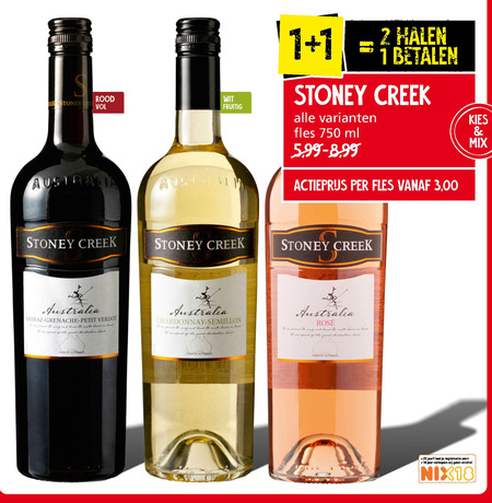 Stoney Creek   rose, rode wijn folder aanbieding bij  Jan Linders - details