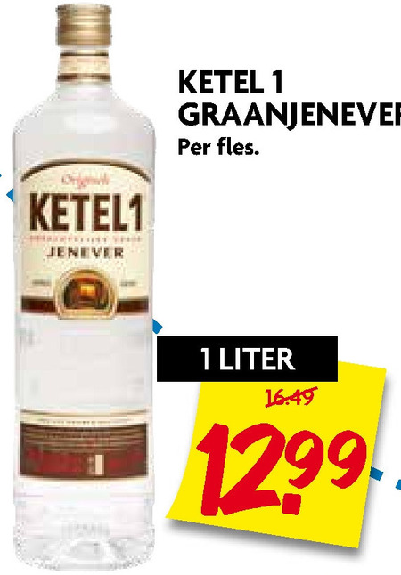 Ketel 1   jenever folder aanbieding bij  Dekamarkt - details