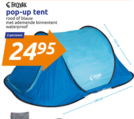 Salie gelijkheid Pessimist tent folder aanbieding bij Action - details