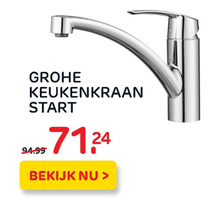 sponsor ramp Berucht Grohe keukenkraan folder aanbieding bij Praxis - details