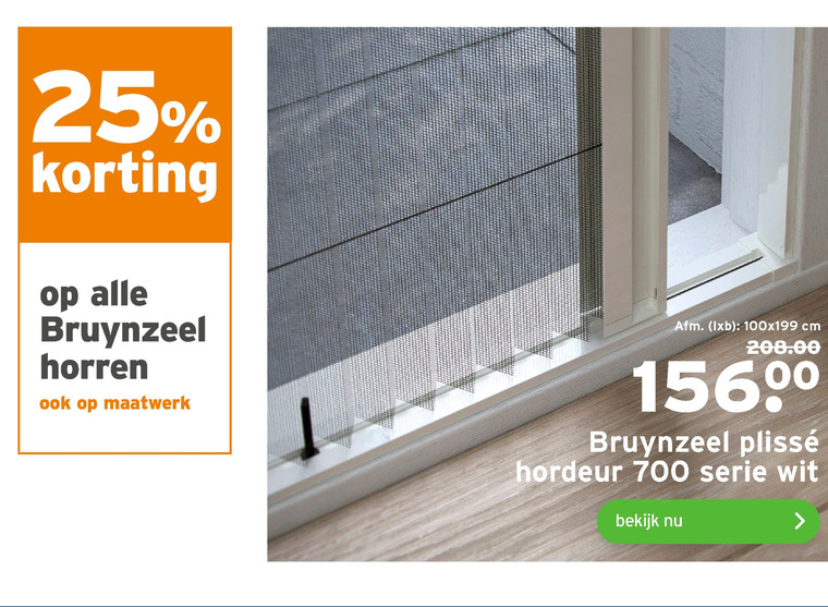 gelijktijdig Bridge pier grond Bruynzeel hor, hordeur folder aanbieding bij Gamma - details