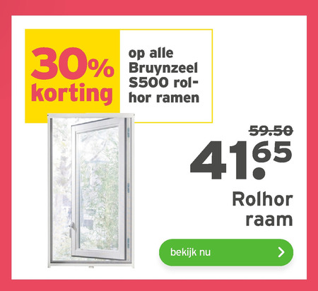 rechtdoor Isoleren profiel Bruynzeel raamhor folder aanbieding bij Gamma - details