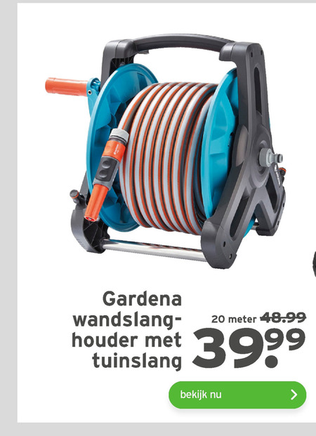 Specimen wedstrijd Kluisje Gardena tuinslanghaspel folder aanbieding bij Gamma - details