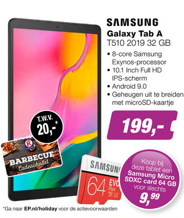 Samsung   tablet folder aanbieding bij  EP Electronic Partner - details