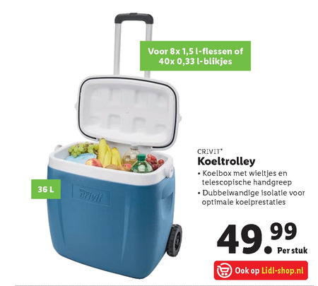 vertraging Hijgend spreker Crivit koelbox folder aanbieding bij Lidl - details