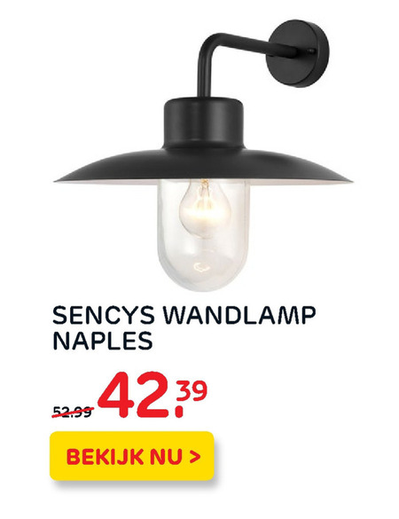 Automatisch trompet Waterig Sencys buitenlamp folder aanbieding bij Praxis - details