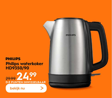 Architectuur sla Huisje Philips waterkoker folder aanbieding bij Blokker - details