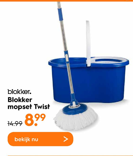 regering Makkelijk te begrijpen Staat Blokker Huismerk mop folder aanbieding bij Blokker - details