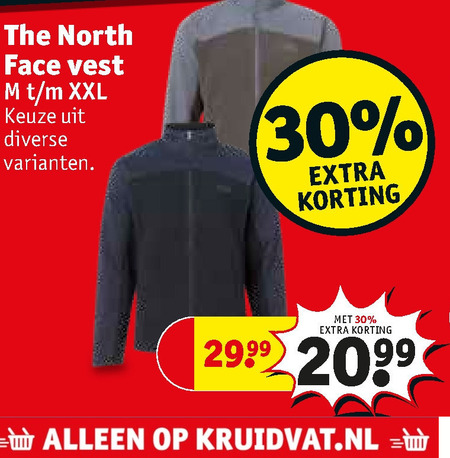 Met andere woorden Omdat leider The North Face heren vest folder aanbieding bij Kruidvat - details