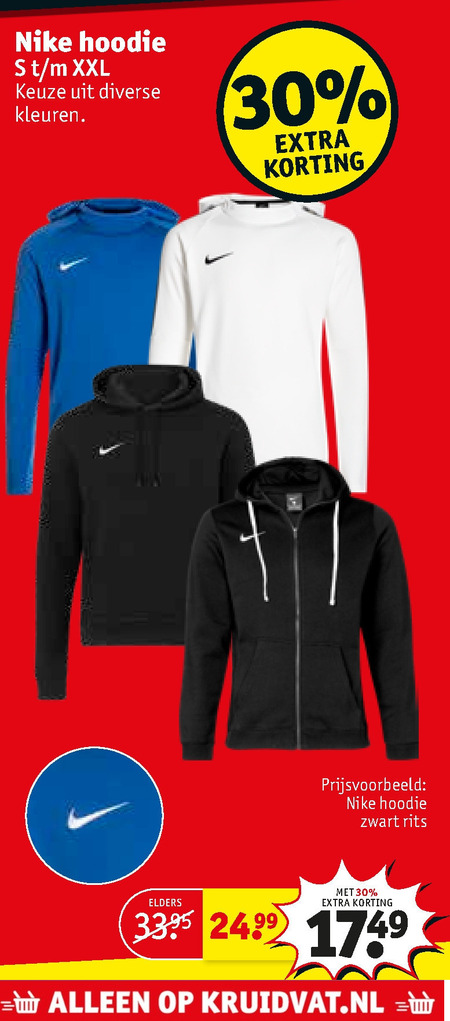 heerser atmosfeer Stratford on Avon Nike heren sweater folder aanbieding bij Kruidvat - details