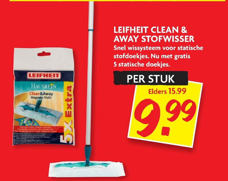 Verwachting Ongewapend R Leifheit vloerwisser folder aanbieding bij Dekamarkt - details