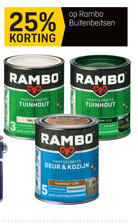 Rambo beits folder bij Hubo - details