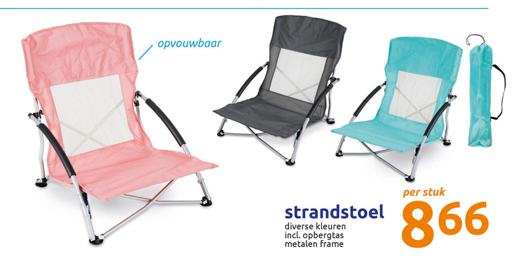 strandstoel folder aanbieding bij Action details