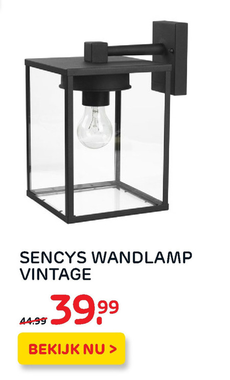 Archaïsch Belastingen jurk Sencys buitenlamp folder aanbieding bij Praxis - details