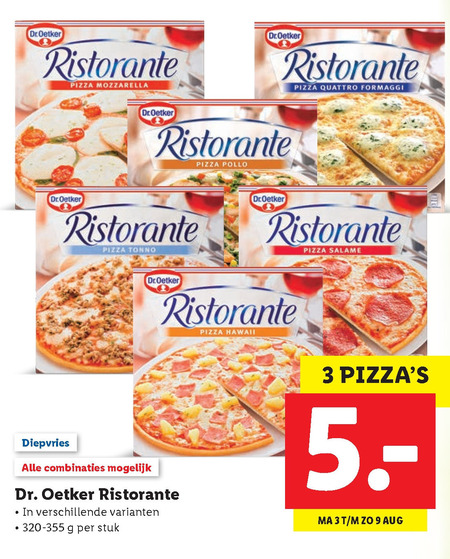 Dr Oetker Diepvriespizza Folder nbieding Bij Lidl Details