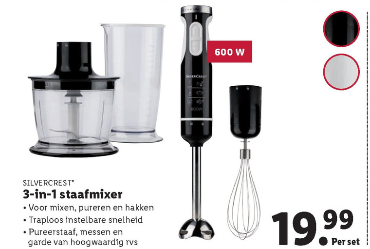 Overvloedig uitlokken steen SilverCrest staafmixer folder aanbieding bij Lidl - details