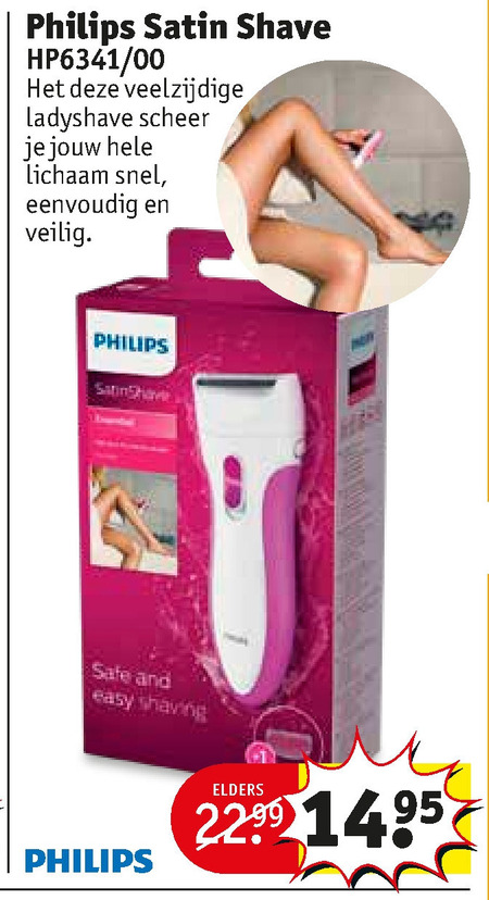 vers architect moreel Philips ladyshave folder aanbieding bij Kruidvat - details