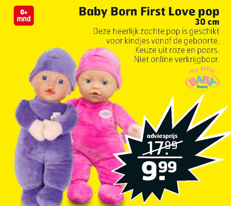 leeg Vaccineren buste baby born folder aanbieding bij Trekpleister - details