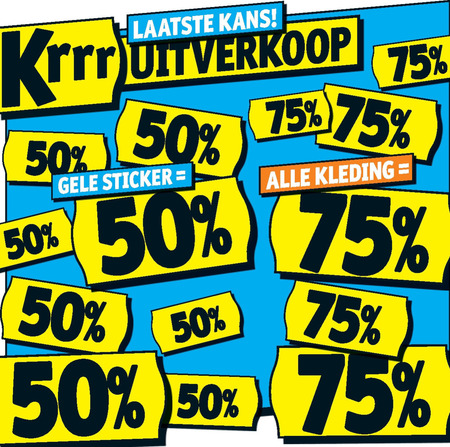 Wedstrijd saai Koe kleding, opruiming folder aanbieding bij Kruidvat - details