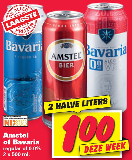 Bavaria Alcoholvrij Bier, Blikje Bier Folder Aanbieding Bij Nettorama ...