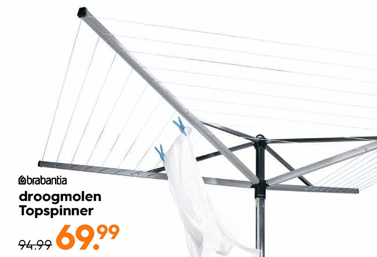 comfortabel Articulatie hun Brabantia droogmolen folder aanbieding bij Blokker - details