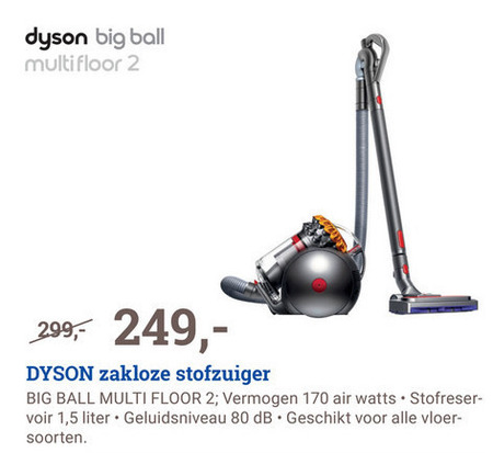 dichters Soeverein dienen Dyson stofzuiger folder aanbieding bij BCC - details