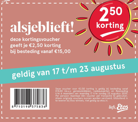 Drogist, Kortingsbon Folder Aanbieding Bij Etos - Details