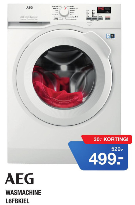 censuur Bewusteloos Afstotend AEG wasmachine folder aanbieding bij Electroworld - details