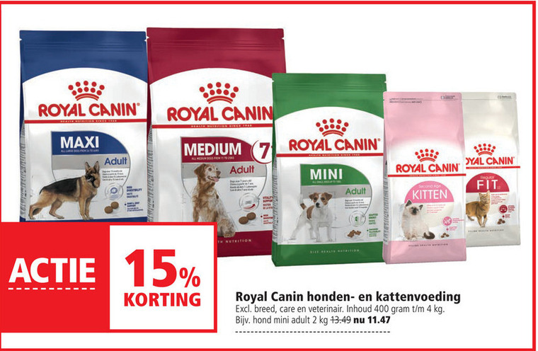 Malawi camouflage sensor Royal Canin kattenvoer, hondenvoer folder aanbieding bij Welkoop - details