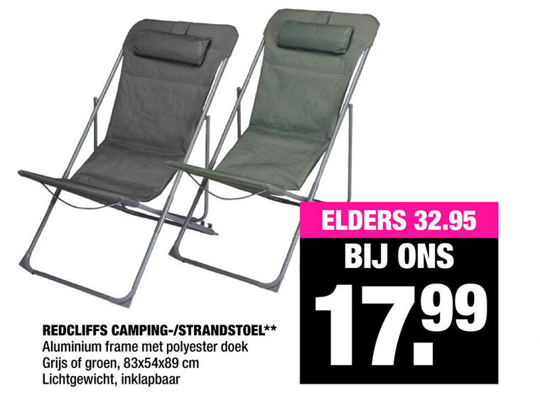 hotel In Classificeren strandstoel folder aanbieding bij Big Bazar - details