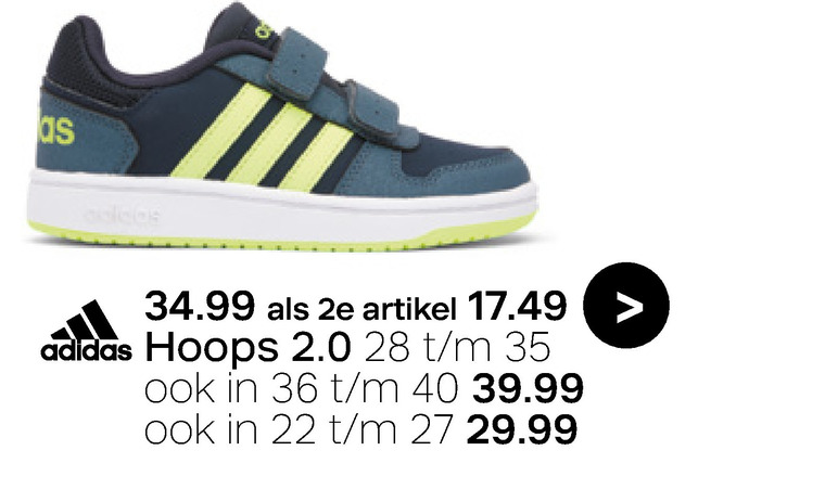 Canada Vervorming zeil Adidas jongens sneakers folder aanbieding bij Van Haren - details