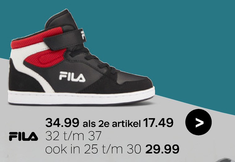 Fila   jongens sneakers folder aanbieding bij  Van Haren  - details