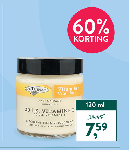 De Tuinen Huismerk   dagcreme folder aanbieding bij  Holland & Barrett - details