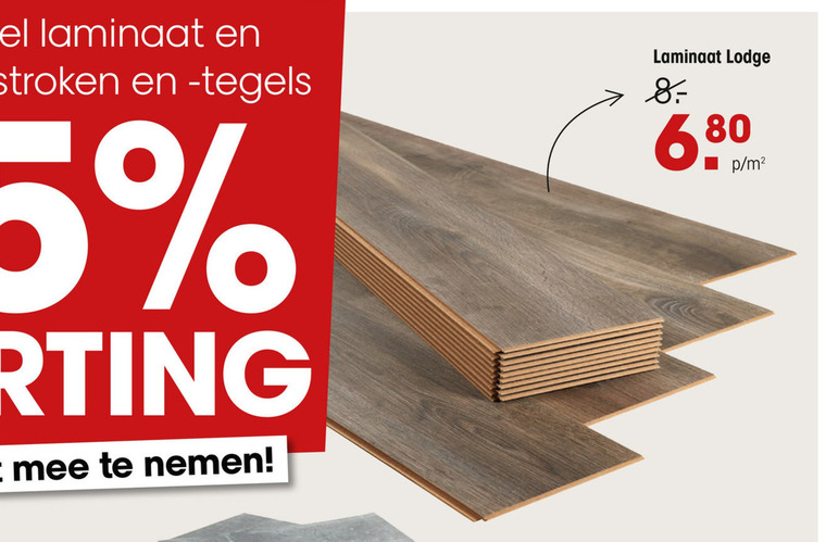 lever wenselijk Succesvol laminaat folder aanbieding bij Kwantum - details