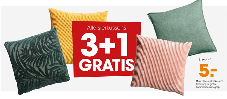 Scheiden krassen suiker sierkussen folder aanbieding bij Kwantum - details