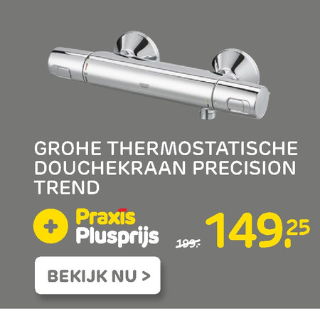 Overtreden matig in de buurt Grohe thermostaatkraan, douchekraan folder aanbieding bij Praxis - details